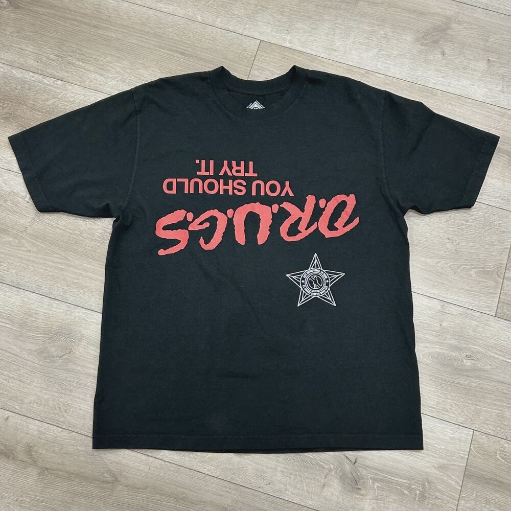 Travis Scott Days Before Rodeo "Drugs You Should Try It" 10-Year Tee T Shirt